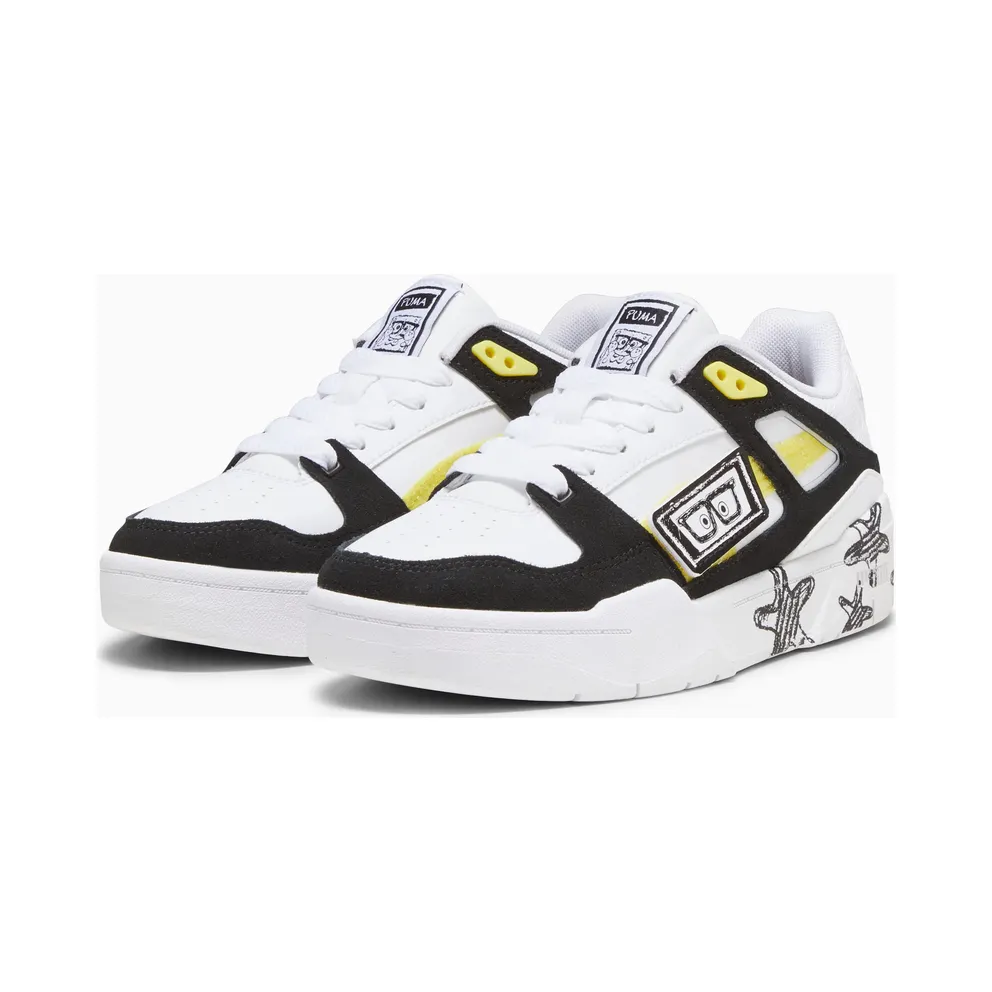 Puma x SPONGEBOB SQUAREPANTS Slipstream White/Black (393893-01)