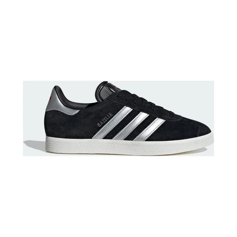 adidas Gazelle Schuh Core Black / Silver Metallic / Off White (IF1826)