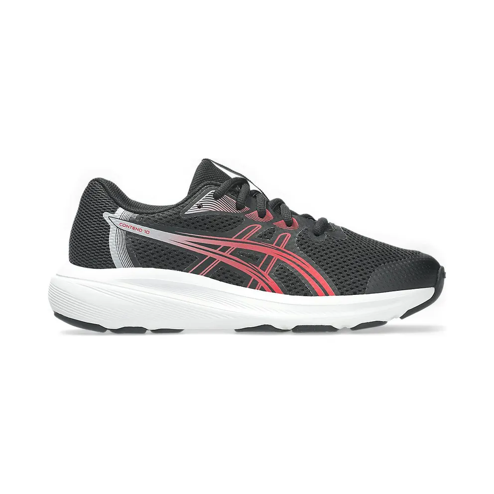 ASICS CONTEND 10 GS “Black / Speed Red” (1014A393-001)