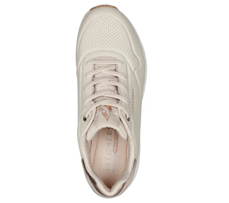 Skechers UNO – Shimmer Away Sneaker Natuurlijk