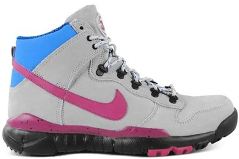 Nike Dunk High OMS Stussy Wolf Grey/Rave Pink-Photo Blue (576611-064)
