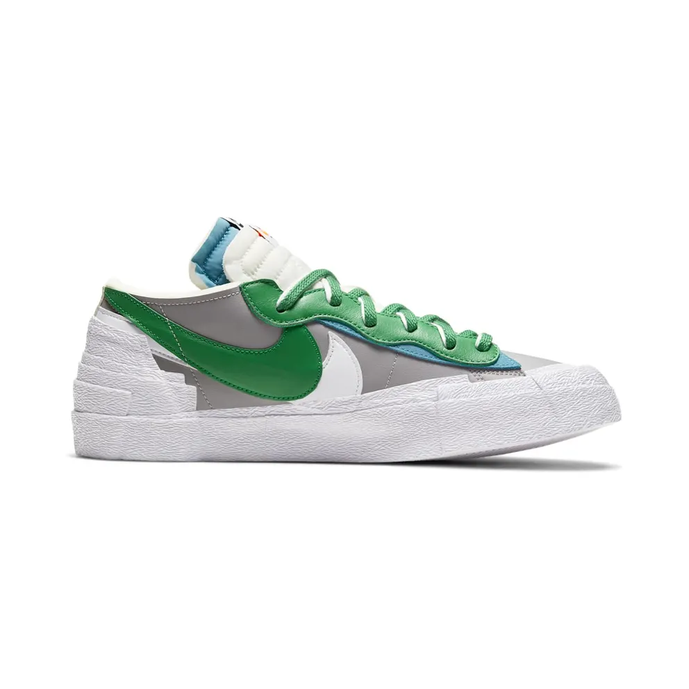 Nike x sacai Blazer Low Classic Green (2021) – “Medium Grey / Classic Green / White” (DD1877-001)