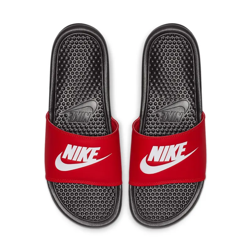 Nike Benassi JDI Black White Red Black/White-University Red (343880-026)