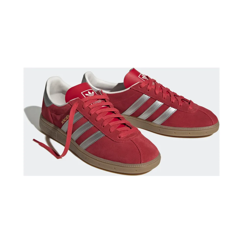 Adidas Munchen Scarlet / Matte Silver / Gum (GY7402)