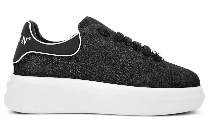 Philipp Plein Sneakers met glitters – Grijs (FAESWSC2774PTE003N)