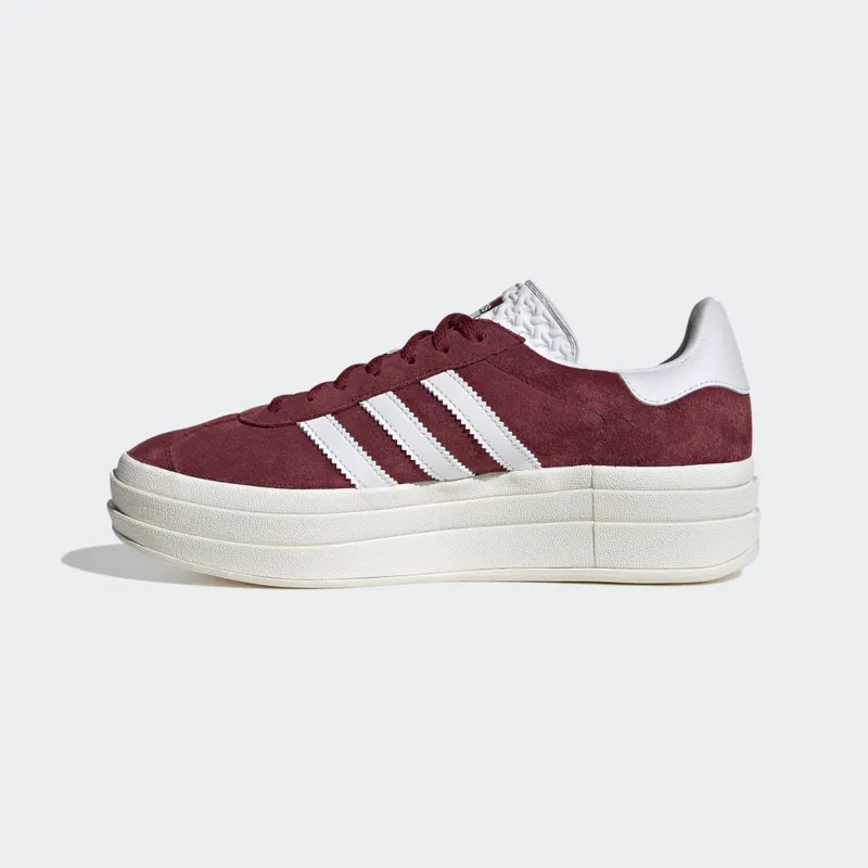 Adidas Gazelle Bold Shadow Red / Cloud White / Core White (HQ6892)