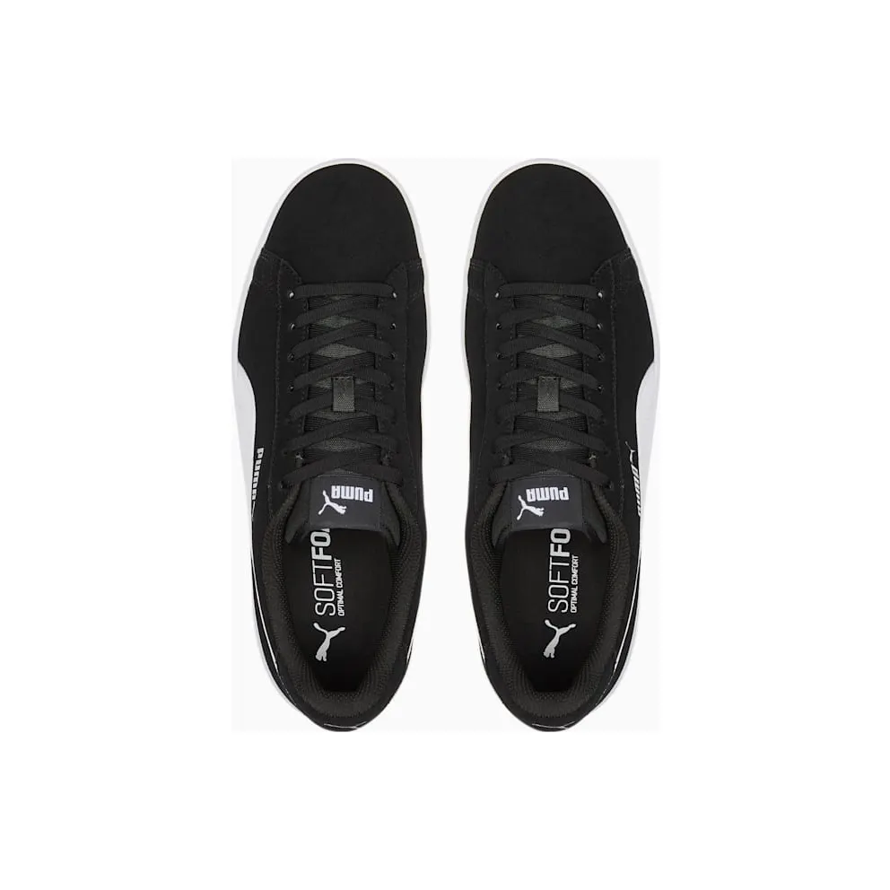 Puma Smash V2 brede White/Black (386436-01)
