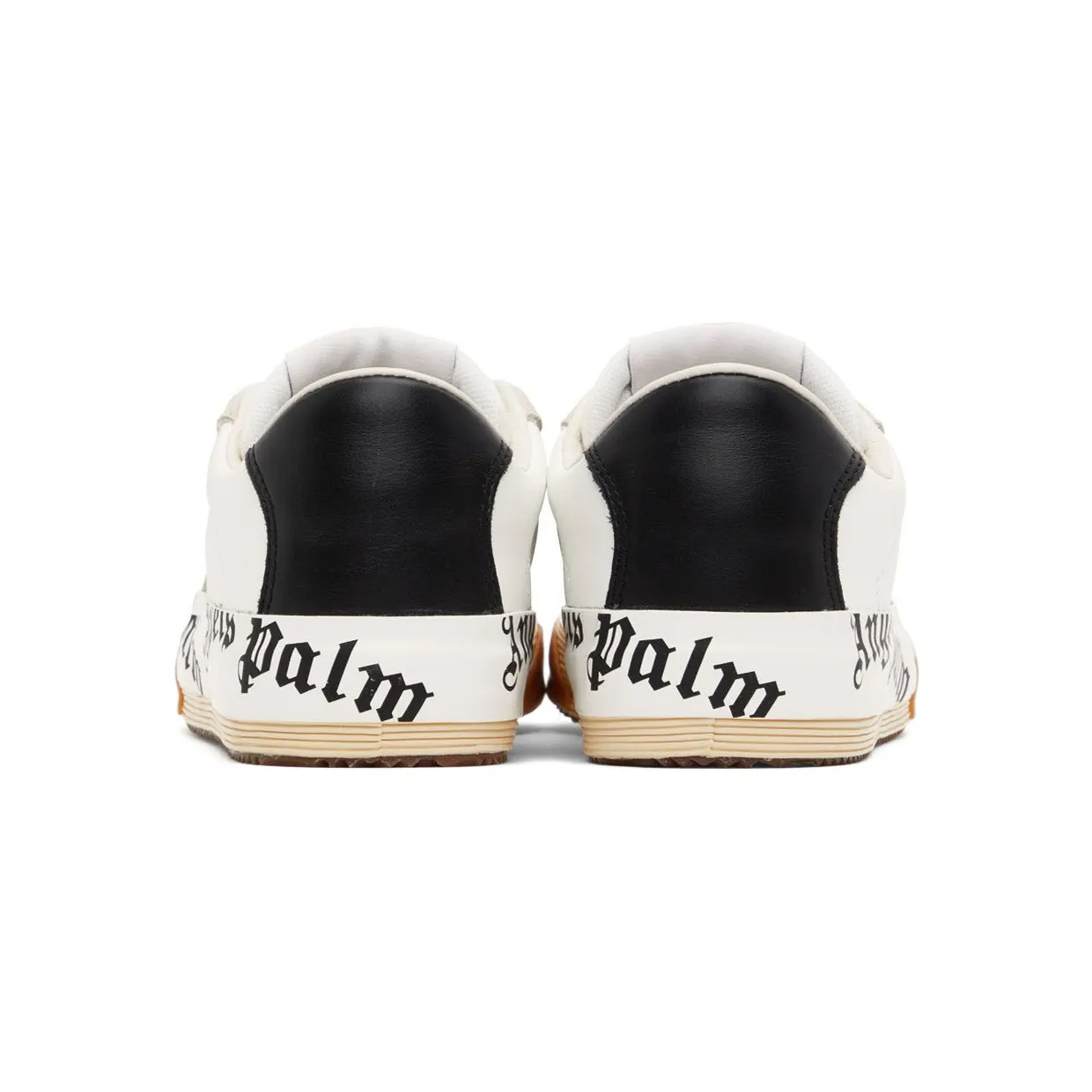 Palm Angels White Vulcanized Sneakers (PMIA065S22LEA0010110) (2)