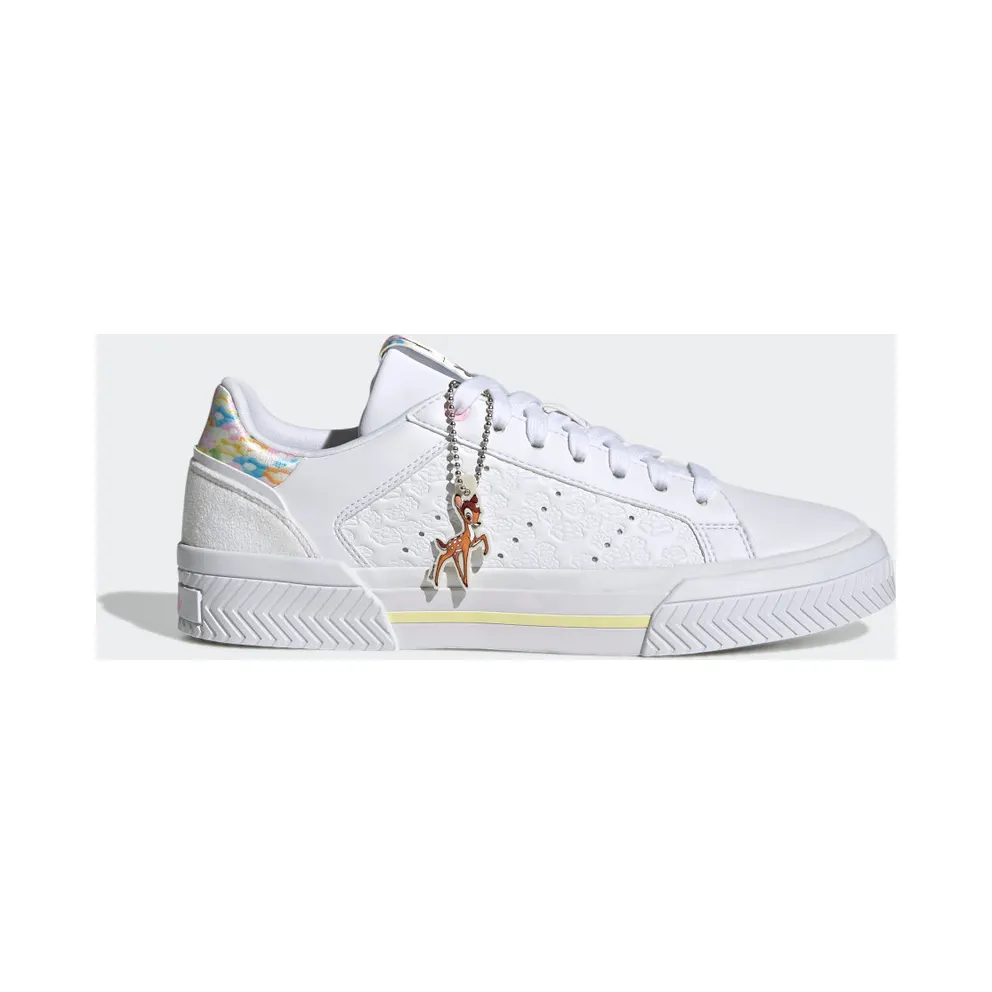 adidas Disney Court Tourino Schuh Cloud White / Calvi / Clear Pink (GV7938)
