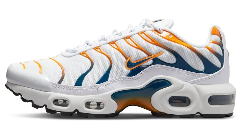 Nike Air Max Plus Hiking White Kumquat Marina (GS) “White / Kumquat / Black / Marina” (DV7083-100)
