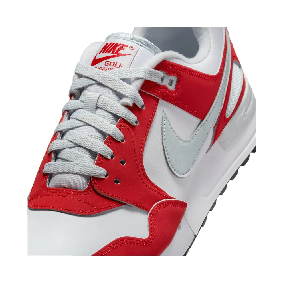 Nike Air Pegasus ’89 Golf “University Red White Black Pure Platinum” (HV3866-600)