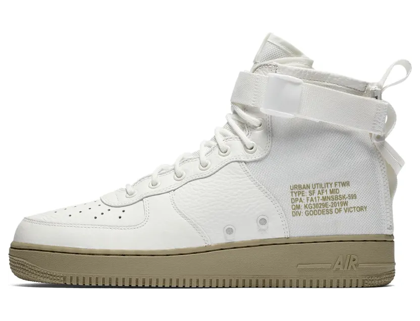 Nike SF Air Force 1 Mid Ivory Olive