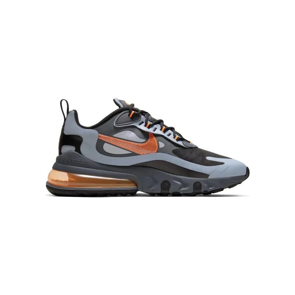 Nike Air Max 270 React Winter Wolf Grey Total Orange Wolf Grey/Black-Dark Grey-Total Orange (CD2049-006)