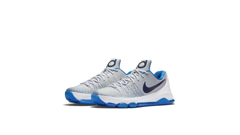 Nike  KD 8 Photo Blue White/Midnight Navy-Photo Blue-Opti Yellow (749375-144)
