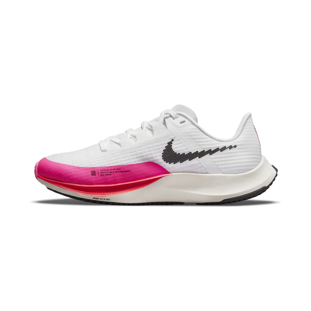 Nike Air Zoom Rival Fly 3 Racing Shoe (straat) “White / Volt / Pink Blast / Black” (DJ5427-100)