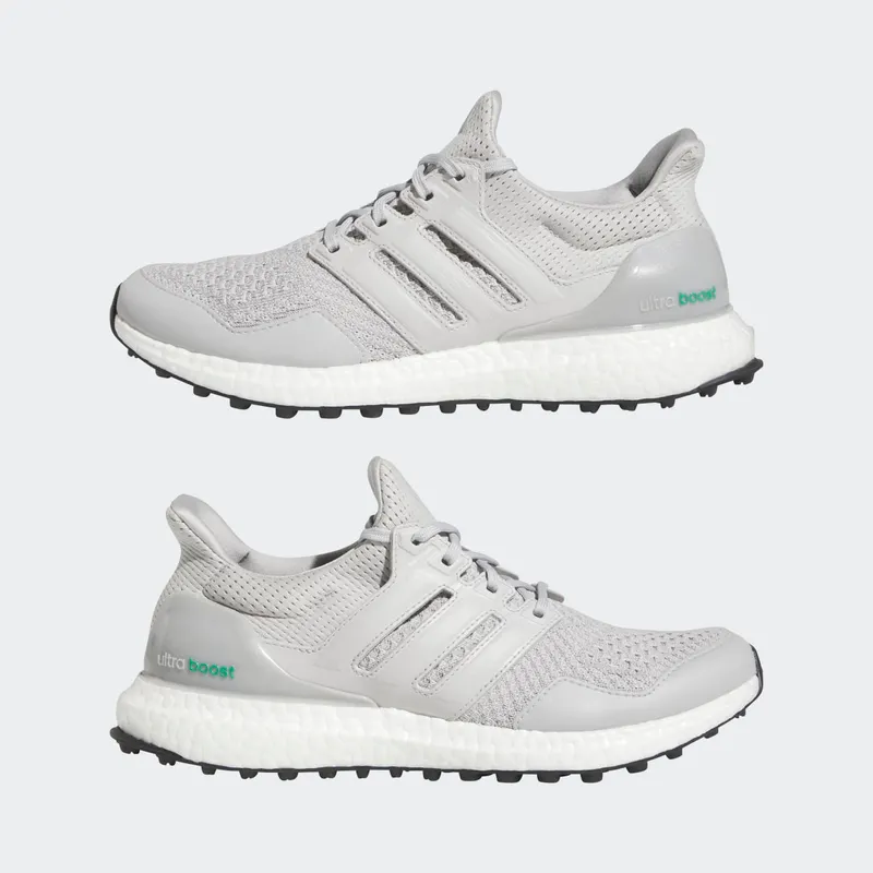 adidas Ultra Boost Spikeless Golf Grey Court Green (GV6922)