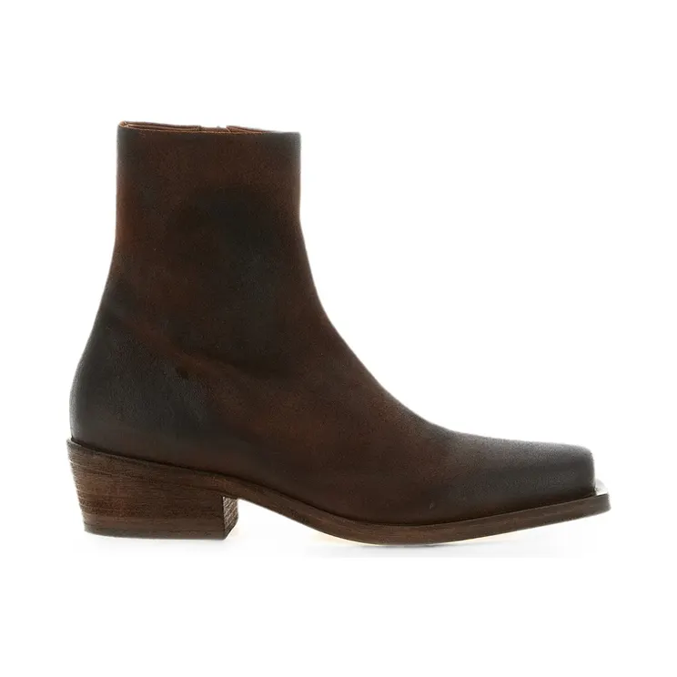 Marsèll Tex Tex Burnished-effect Ankle “Brown” (MM4985 P043 454)