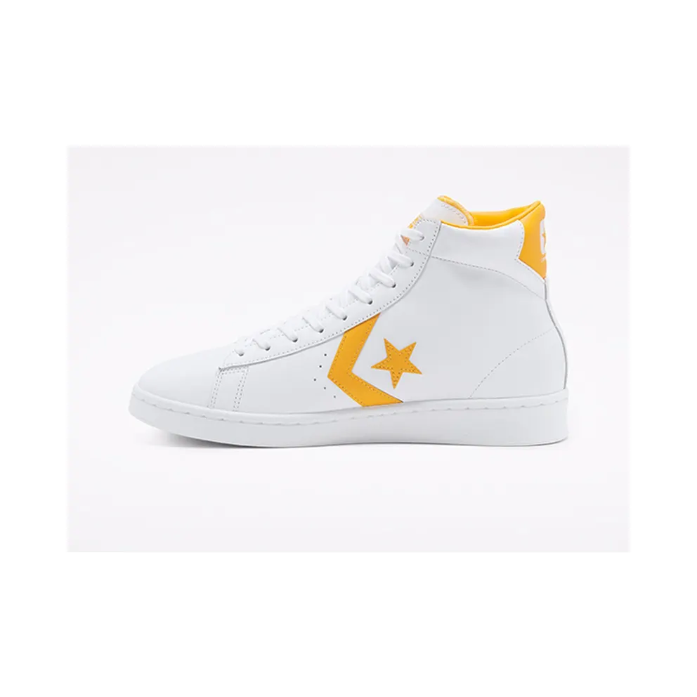 Converse Pro Leather Hi White Amarillo White/Amarillo-White (166812C)