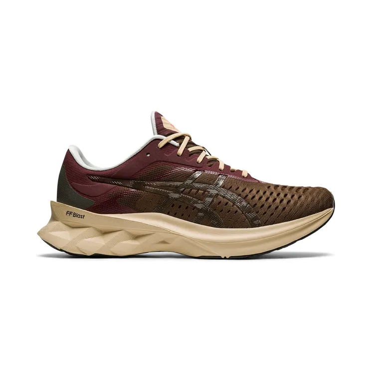 Asics AFFIX Works x Novablast ‘Brown Burgundy’ Birch/Brown/Burgundy (1021A467-200)