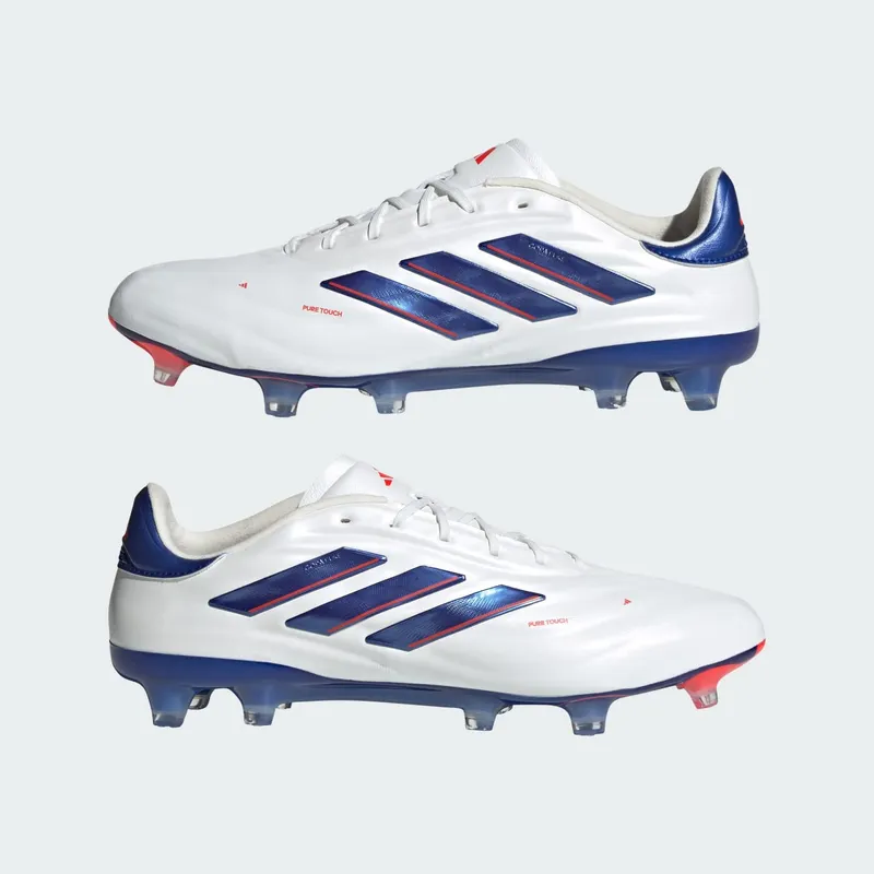 adidas Copa Pure 2 Elite FG Cloud White Lucid Blue Solar Red (IG6402)