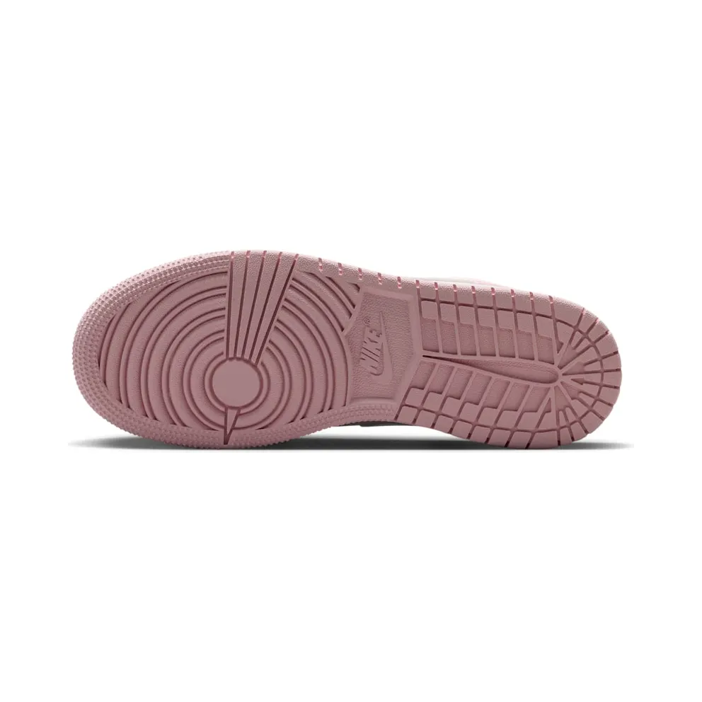 Air Jordan 1 Low GS “Medium Soft Pink White'” (553560-614)