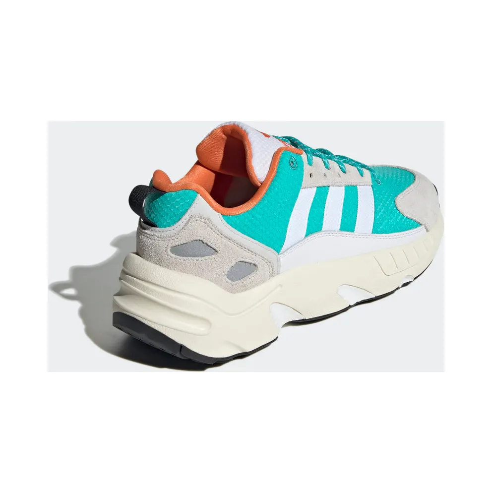 Adidas ZX 22 BOOST Cloud White / Semi Mint Rush / Semi Solar Orange (GY6693)