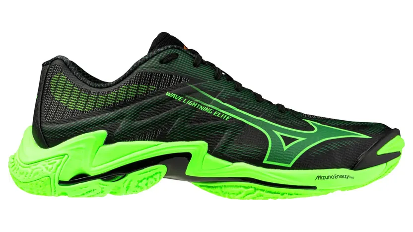 Mizuno Wave Lightning Elite Black Glowing Apple Mandarin Orange (V1GA260049)