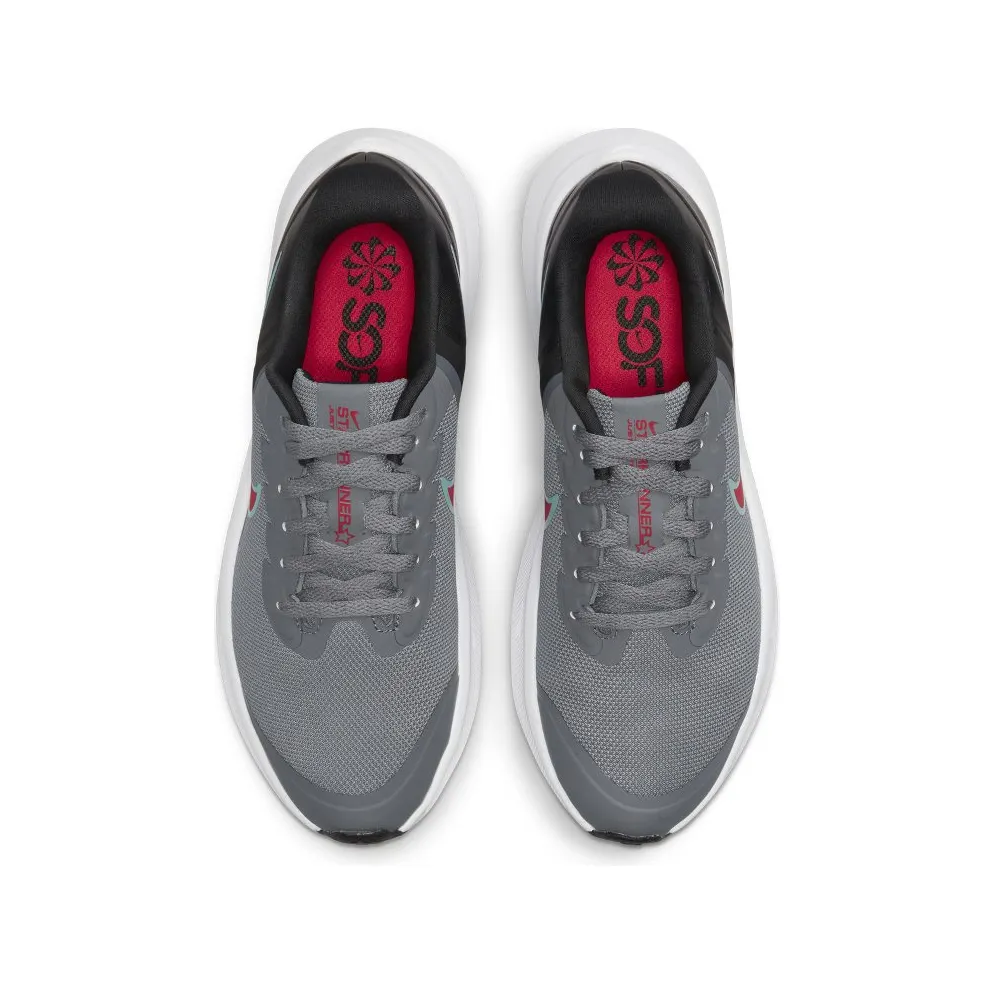 Nike Star Runner 3 Older Kids’ Road Running Grey 50% Sustainable Materials (DA2776-008)