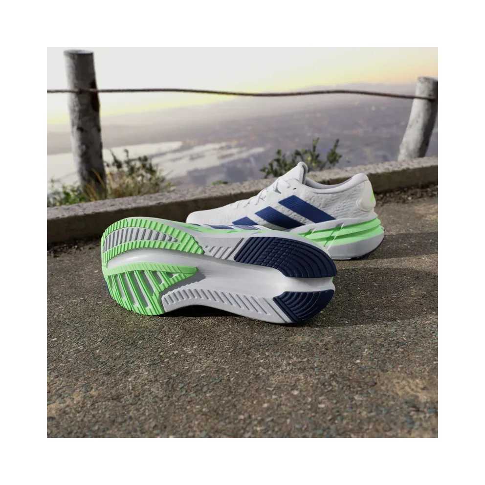 Adidas Adistar 4 Running Shoes Cloud White / Tech Indigo / Lime Burst (JP6574)