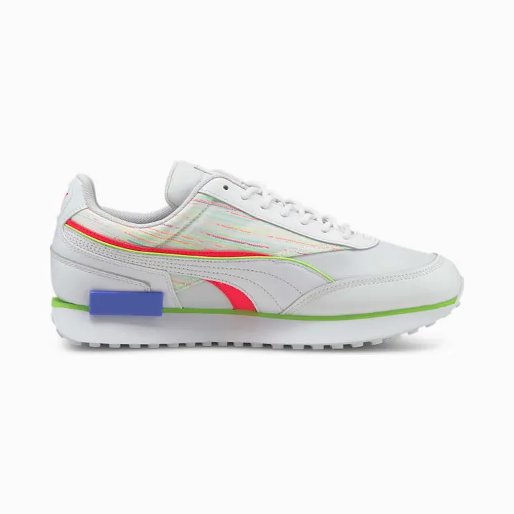 Puma Future Rider Double Spectra Wit/Groen (382740-01)