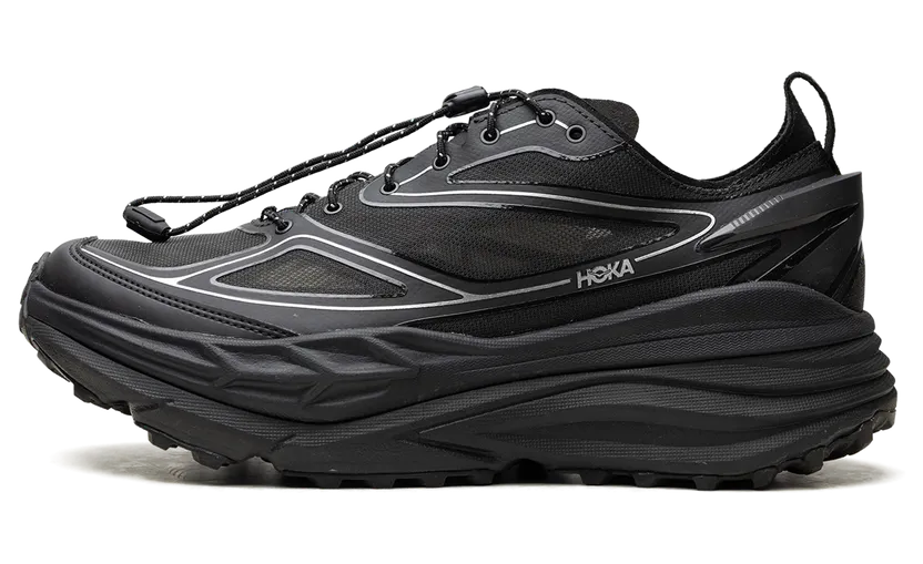 Hoka One Stinson One7 “Black Silver” (1168931-BKSV)
