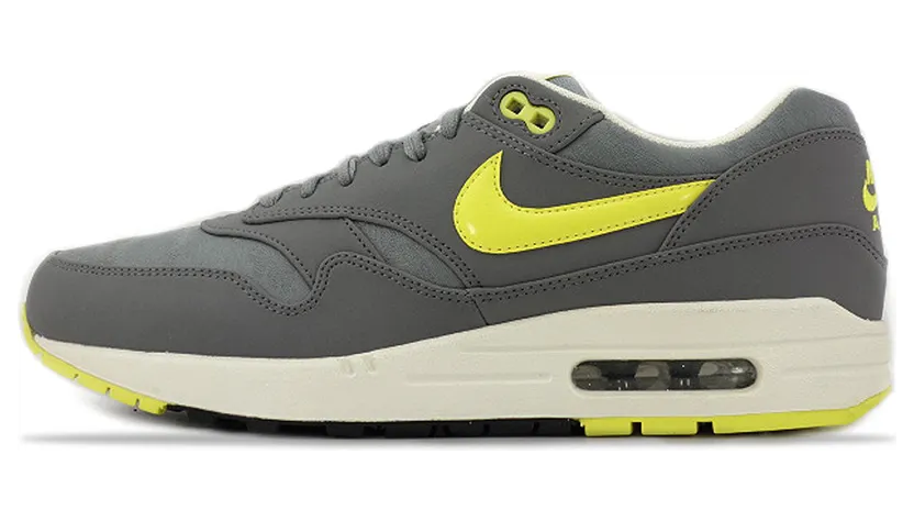 Nike Air Max 1 Cool Grey Sonic Yellow