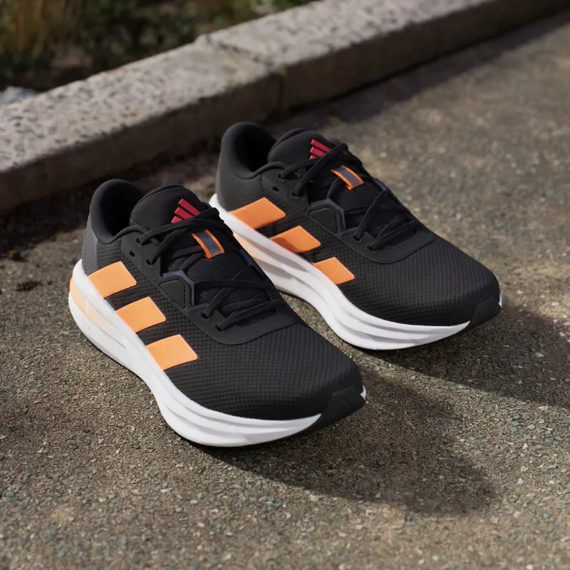 Adidas Galaxy 7 Running Shoes Core Black / Lucid Orange / Lucid Red (JP6594)