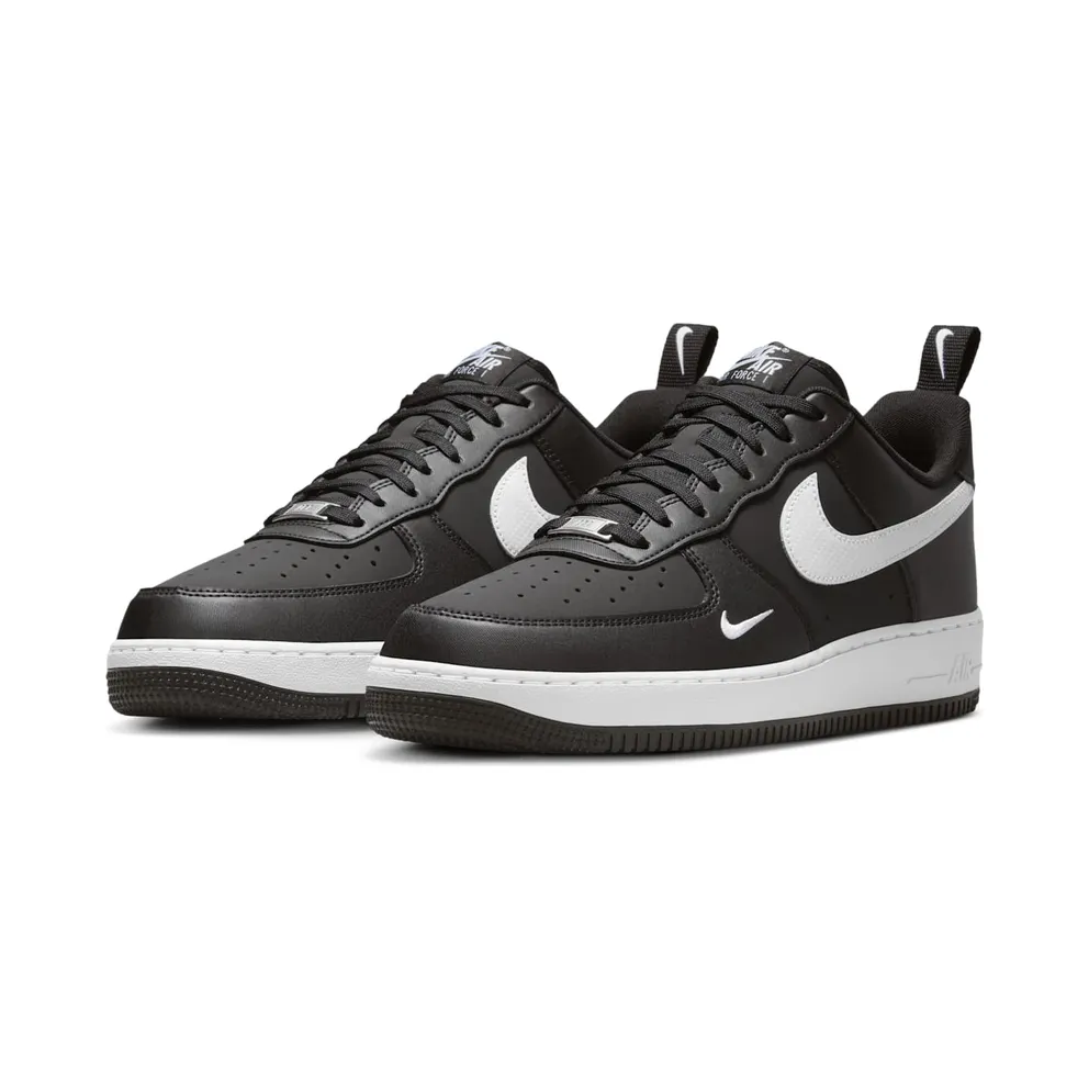 Nike Air Force 1 Low ’07 LV8 “Carbon Fiber Swoosh – Black / White” (IR5599-001)