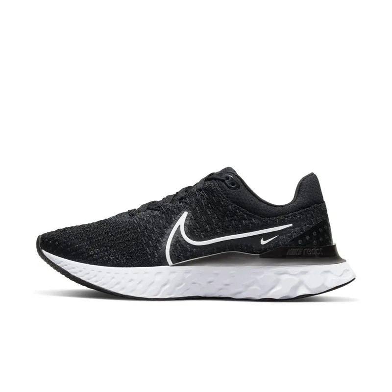 Nike React Infinity Run Flyknit 3 Road Running Black (DD3024-001)