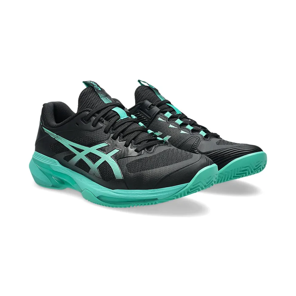 ASICS SOLUTION SPEED FF 4 CLAY “Black / Aurora Green” (1041A533-001)