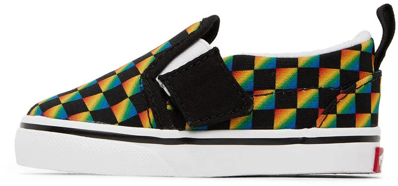 Vans Baby Multicolor Checkerboard Slip-On V (VN0A5EFKBLK)