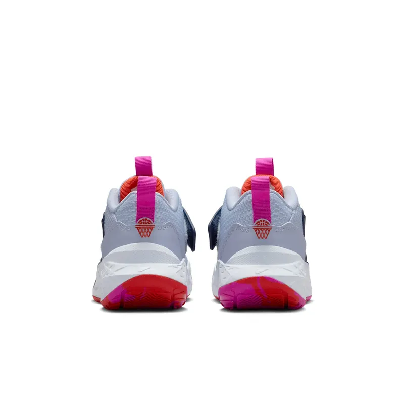 Nike Team Hustle D 12 Ghost / Midnight Navy / Picante Red (HF6280-005)