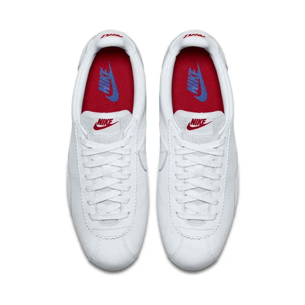 Nike Classic Cortez Swooshless White White/Varsity Red-Varsity Royal-White (807480-103)