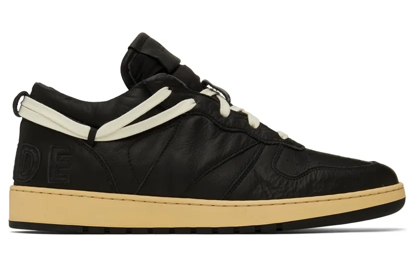 Rhude SSENSE Exclusive Black Rhecess Low Sneakers (RHSS22FO23178372)