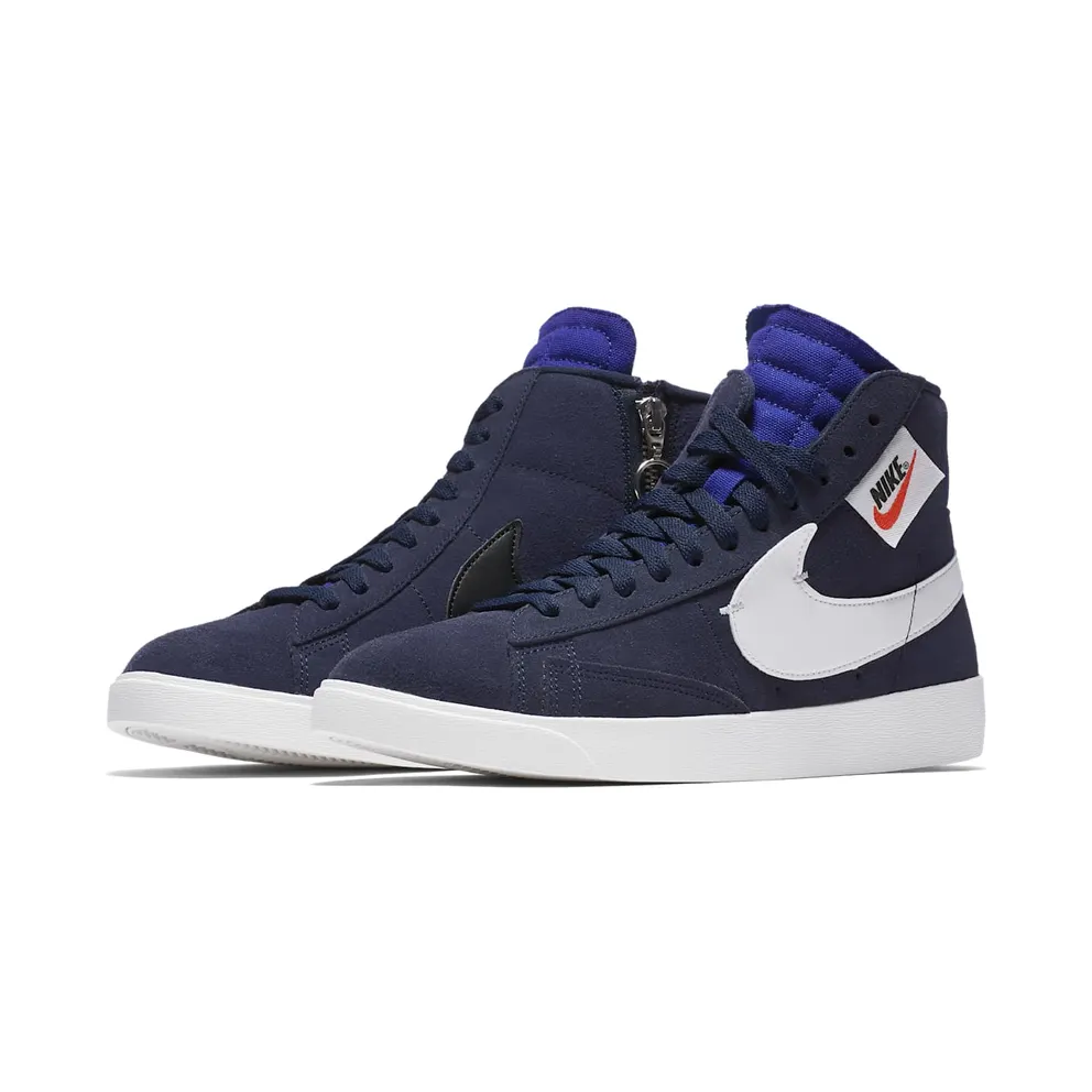 Nike Blazer Mid Rebel Blackened Blue (W) Blackened Blue/Summit White-Black (BQ4022-401)