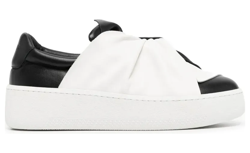 Ports 1961 Slip-On-Sneakers mit Knotendetail – Schwarz (PW422ZSN12ULAN059)