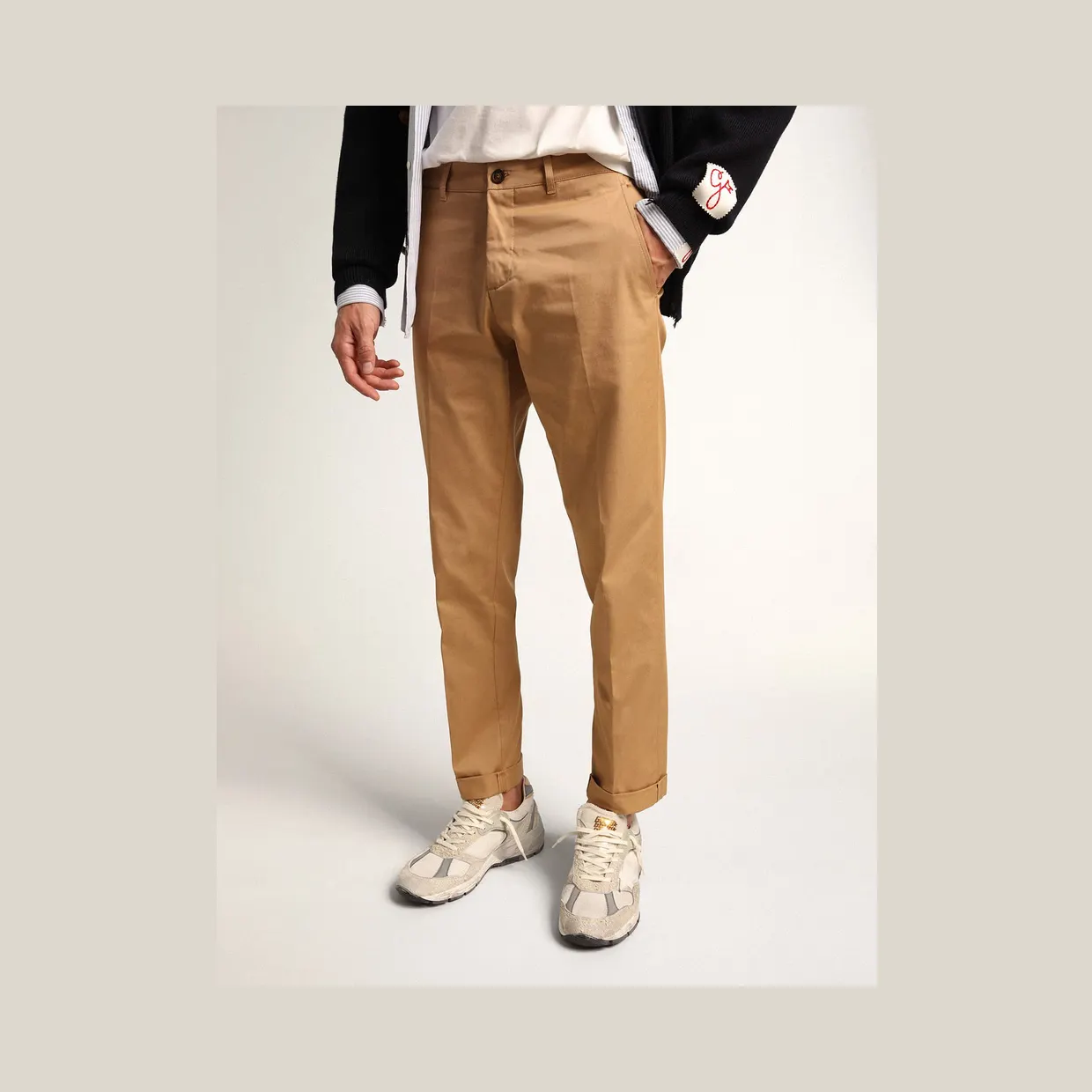 Golden Goose Dad-Star Off White Light Grey (GMF00199F00215680185) (3)
