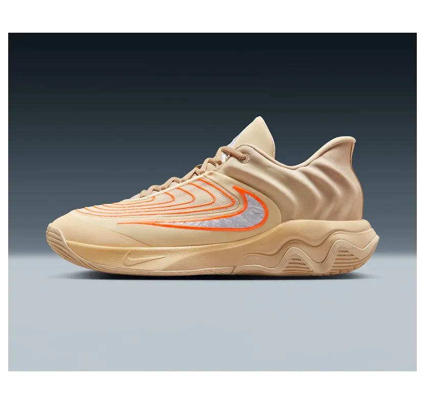 Nike Giannis Immortality 4 Light Khaki Alabaster Total Orange White (FQ3680-200)