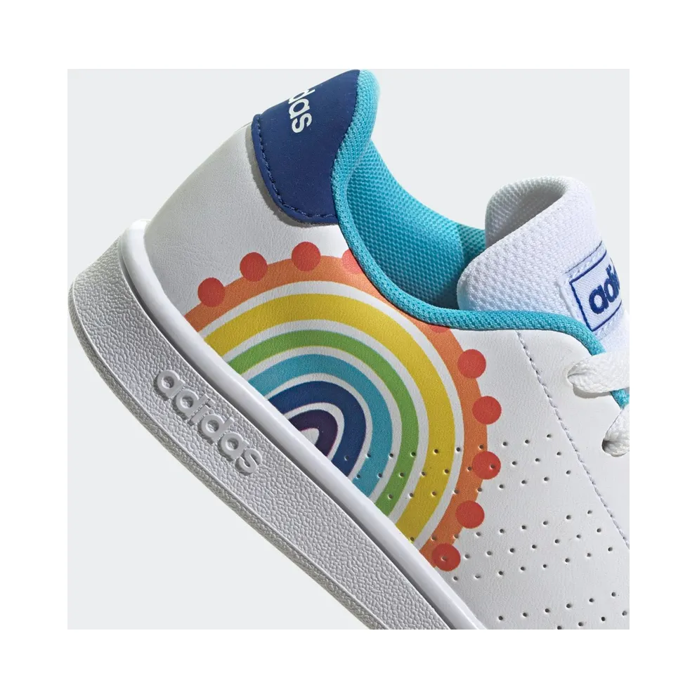 Adidas Advantage Lifestyle Court Lace Cloud White / Royal Blue / Bright Cyan (GW2000)