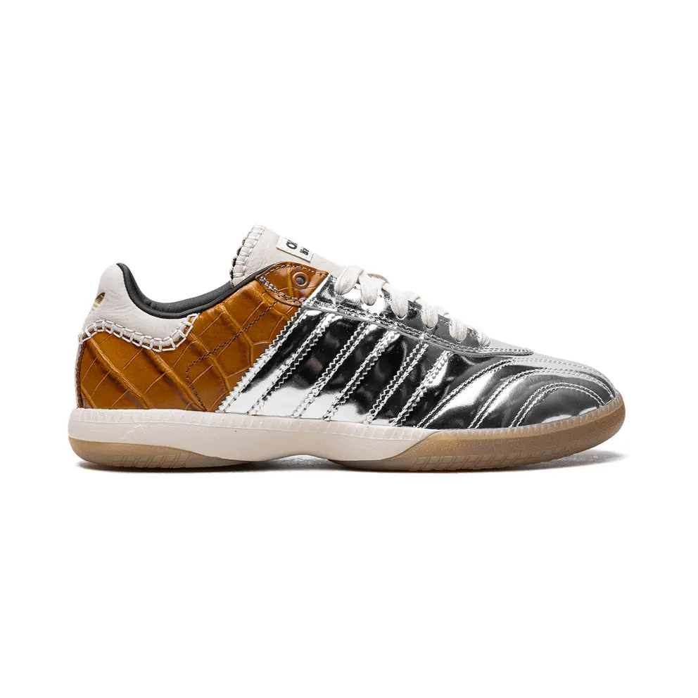 Adidas Samba Millenium “Wales Bonner – Silver Metallic / Easy Yellow” (IH5777)
