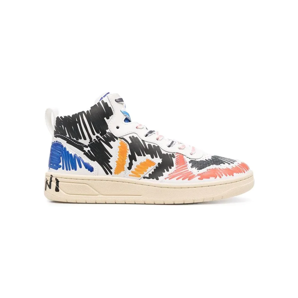 Veja V-15 Leather x Marni Black Multi (VQMS-2884A V1520 00N99)