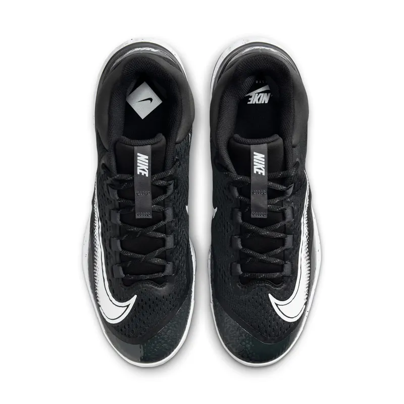 Nike Alpha Huarache Elite 4 Low Black Dark Smoke Grey White (DJ6521-003)