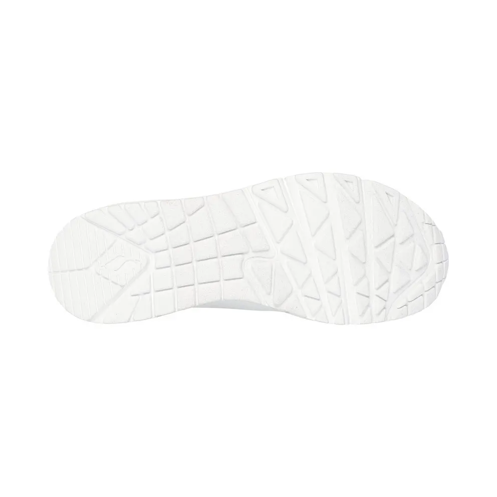 Skechers JGoldcrown: UNO – Golden Heart Sneaker White/Pink Turquoise