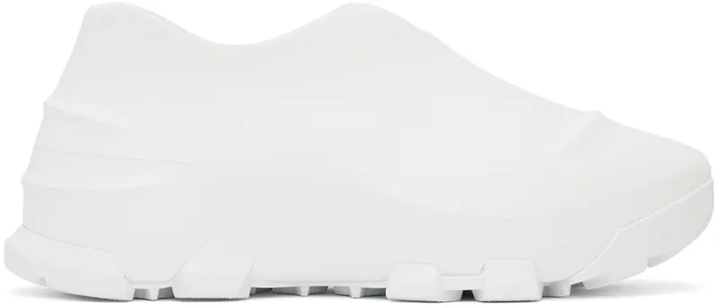 Givenchy White Monumental Mallow Low-Top Sneakers (BHZ013H1A6100)